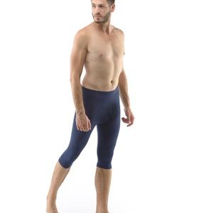 MOŠKE ŠPORTNE PAJKICE 3/4 dolžina, kolekcija eco BAMBOO v temno modri barvi